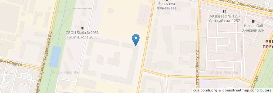 Mapa de ubicacion de Sigma en Russia, Distretto Federale Centrale, Москва, Центральный Административный Округ, Пресненский Район.