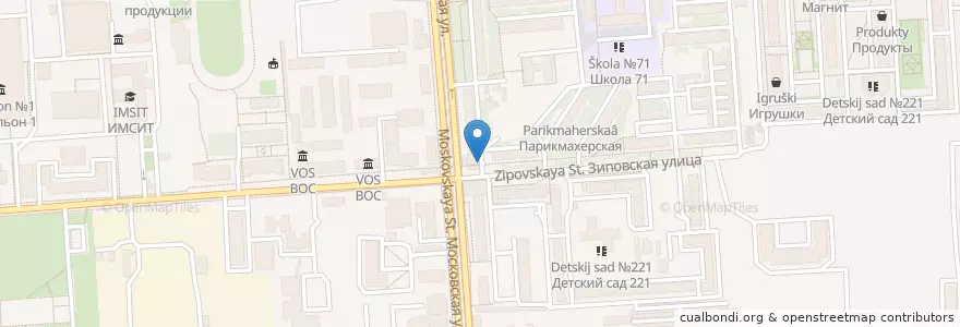 Mapa de ubicacion de Аптека Вита-Экспресс en Russie, District Fédéral Du Sud, Kraï De Krasnodar, Городской Округ Краснодар.