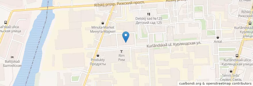 Mapa de ubicacion de Solaris lab en Russie, District Fédéral Du Nord-Ouest, Oblast De Léningrad, Saint-Pétersbourg, Адмиралтейский Район, Екатерингофский Округ.