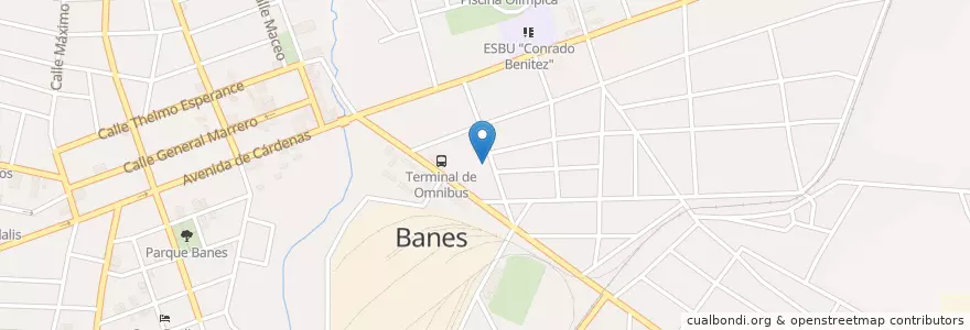 Mapa de ubicacion de Centro de Higiene y Epidemiología en 쿠바, Holguín, Banes, Ciudad De Banes.