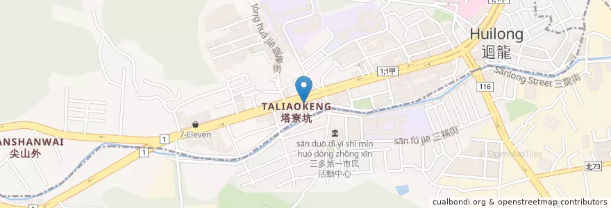Mapa de ubicacion de 新迴龍診所 en Taiwan, 新北市, 樹林區.