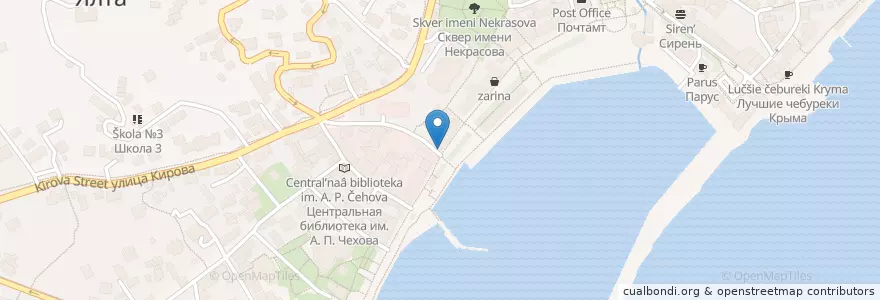 Mapa de ubicacion de ЧАШКА Espresso Bar en Russia, South Federal District, Autonomous Republic Of Crimea, Republic Of Crimea, Yalta City Municipality, Городской Округ Ялта.