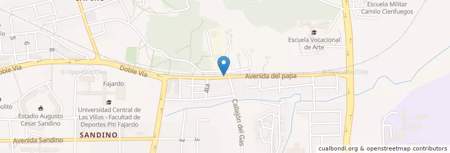 Mapa de ubicacion de Paladar Brisas del Capiro en 쿠바, Villa Clara, Santa Clara, Ciudad De Santa Clara.
