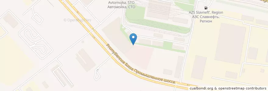 Mapa de ubicacion de Шаурма en Russie, District Fédéral Central, Oblast De Iaroslavl, Ярославский Район, Городской Округ Ярославль.