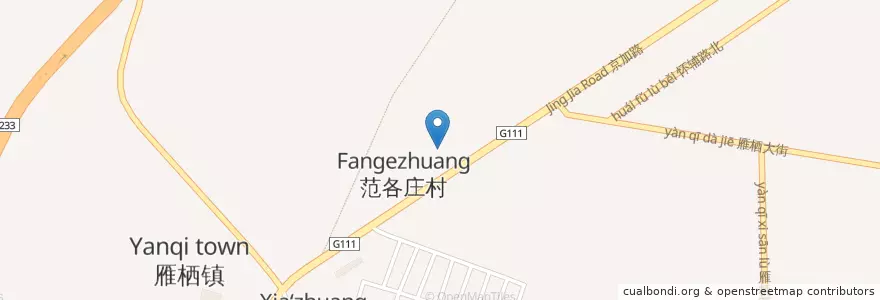 Mapa de ubicacion de 享网时光 en الصين, بكين, خبي, 怀柔区 / Huairou.
