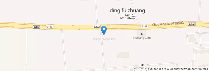 Mapa de ubicacion de 校医院 en چین, پکن, هبئی, 朝阳区 / Chaoyang.