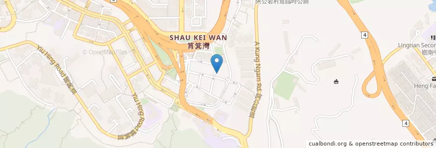 Mapa de ubicacion de 好運燒臘飯店 en China, Guangdong, Hong Kong, Hong Kong Island, New Territories, Eastern District.