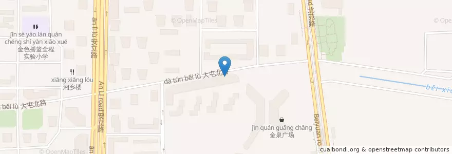 Mapa de ubicacion de 便宜坊 en China, Peking, Hebei, 朝阳区 / Chaoyang.