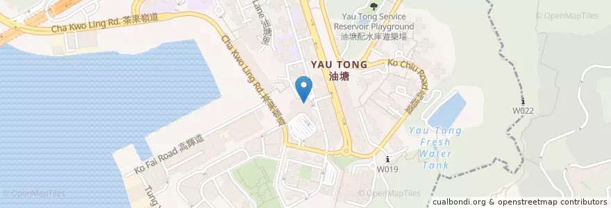 Mapa de ubicacion de Doris Chui School of Ballet en China, Guangdong, Hong Kong, Kowloon, Wilayah Baru, 觀塘區 Kwun Tong District.