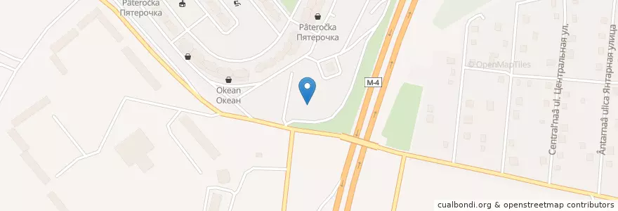 Mapa de ubicacion de Шаурма en 러시아, Центральный Федеральный Округ, Московская Область, Городской Округ Домодедово.