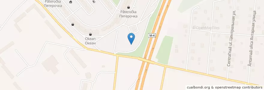 Mapa de ubicacion de Бро-бар en Russia, Central Federal District, Moscow Oblast, Domodedovsky District.
