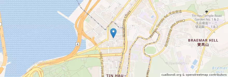 Mapa de ubicacion de Oyster Cove en 中国, 广东省, 香港 Hong Kong, 香港島 Hong Kong Island, 新界 New Territories, 灣仔區 Wan Chai District.