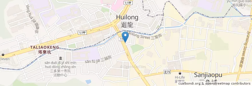 Mapa de ubicacion de 聖都藥局 en Taïwan, Nouveau Taipei, Shulin.