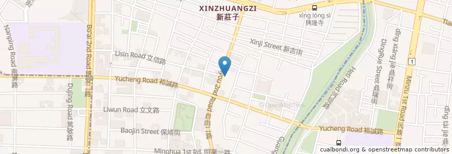 Mapa de ubicacion de 聚北海道昆布鍋 en Taiwan, Kaohsiung, 左營區.