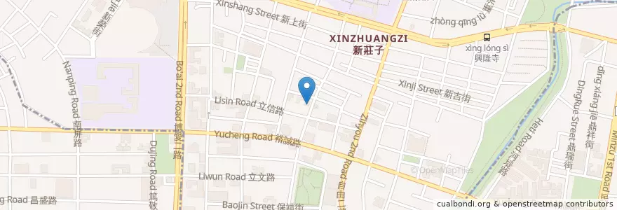 Mapa de ubicacion de 拉麵丸 en Тайвань, Гаосюн, 左營區.