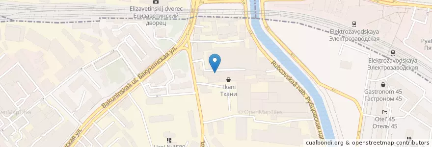 Mapa de ubicacion de Учебный центр «Профакадемия» en Russie, District Fédéral Central, Moscou.