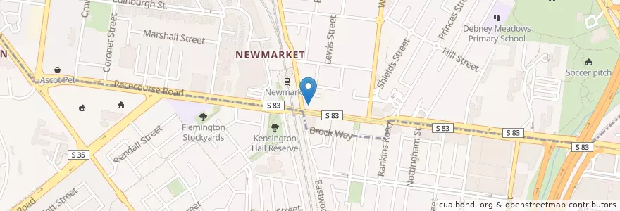 Mapa de ubicacion de Curry Cafe Canteen en オーストラリア, ビクトリア, City Of Melbourne.