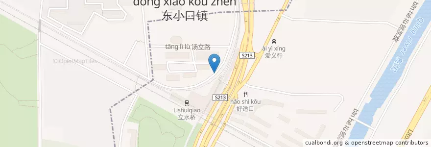 Mapa de ubicacion de 竹港人家 en 중국, 베이징시, 허베이성, 朝阳区 / Chaoyang.
