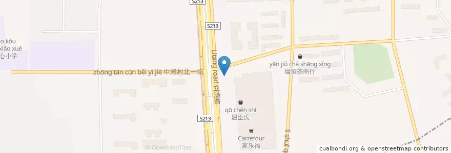 Mapa de ubicacion de 星巴克 en 중국, 베이징시, 허베이성, 昌平区.