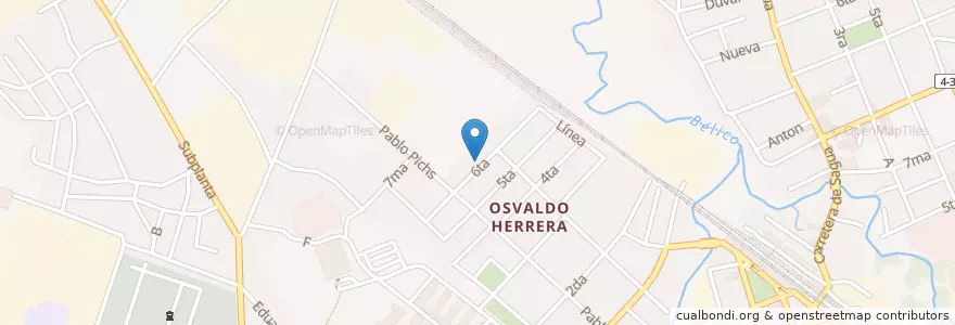 Mapa de ubicacion de CMF 21-48 en Cuba, Villa Clara, Santa Clara, Ciudad De Santa Clara.