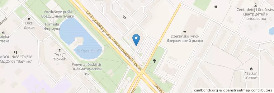 Mapa de ubicacion de Ozon Box en روسيا, Центральный Федеральный Округ, ياروسلافل أوبلاست, Ярославский Район, Городской Округ Ярославль.