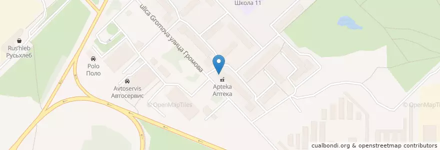 Mapa de ubicacion de Ozon Box en Russia, Distretto Federale Centrale, Oblast' Di Jaroslavl', Ярославский Район, Городской Округ Ярославль.