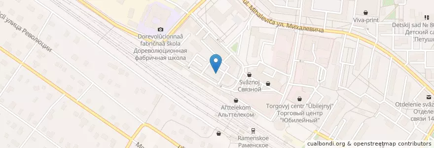 Mapa de ubicacion de АМК-Авто en Rusland, Centraal Federaal District, Oblast Moskou, Раменский Городской Округ.