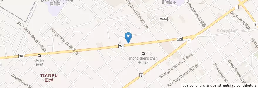 Mapa de ubicacion de Gogoro 電池交換站 en Taiwan, 臺灣省, Hualien, 花蓮市.