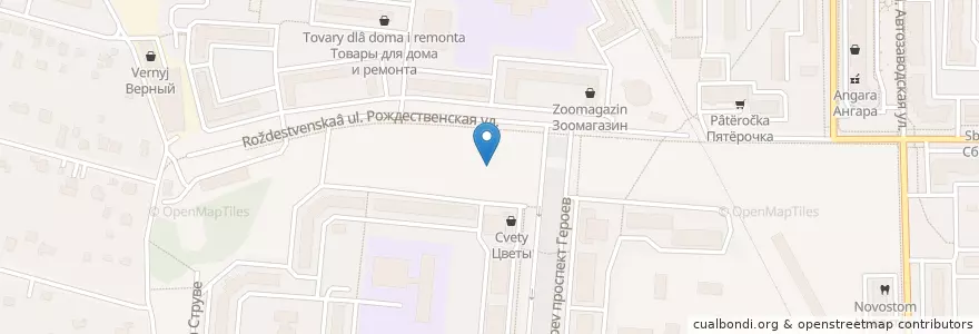 Mapa de ubicacion de Бургер кинг en روسيا, Центральный Федеральный Округ, محافظة موسكو, Городской Округ Балашиха.