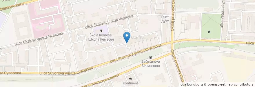 Mapa de ubicacion de 3 метлы en Rusia, Distrito Federal Central, Óblast De Moscú, Коломенский Городской Округ.