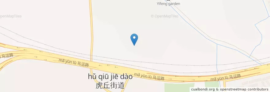 Mapa de ubicacion de 虎丘街道 en Китай, Сучжоу, Цзянсу, Гусу, 虎丘街道.