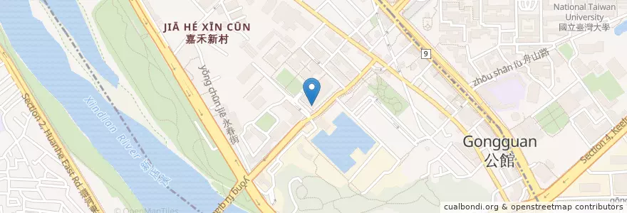 Mapa de ubicacion de 星巴克 en Tayvan, 新北市, Taipei.