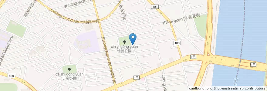 Mapa de ubicacion de 素食滷味 en 台湾, 新北市.