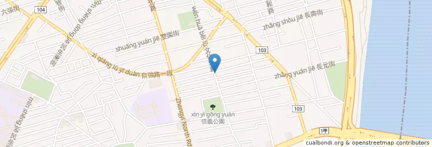 Mapa de ubicacion de 澳門氹仔燒臘 en تایوان, 新北市.