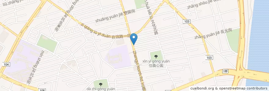 Mapa de ubicacion de 正興診所 en Taiwan, New Taipei.