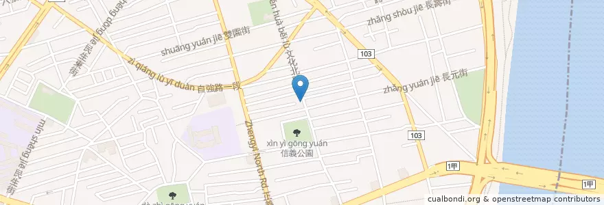 Mapa de ubicacion de 三重知高飯 en Тайвань, Новый Тайбэй.