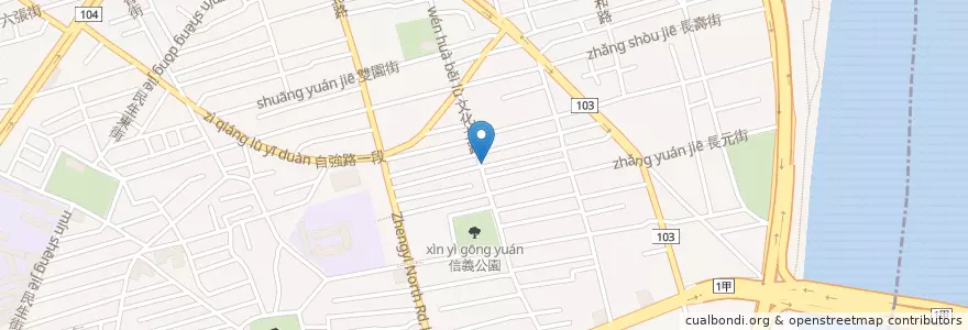 Mapa de ubicacion de 小林健保藥局 en 타이완, 신베이 시.