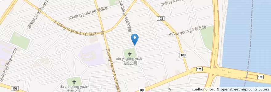 Mapa de ubicacion de 好品味牛排 en 타이완, 신베이 시.