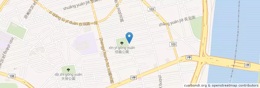 Mapa de ubicacion de 滿佶養生食堂 en Taiwan, 新北市.