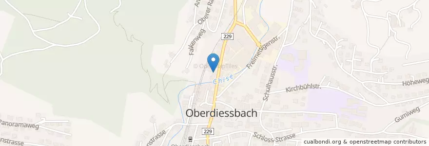 Mapa de ubicacion de Restaurant Zum Sternen en 스위스, 베른, Verwaltungsregion Bern-Mittelland, Verwaltungskreis Bern-Mittelland, Oberdiessbach.