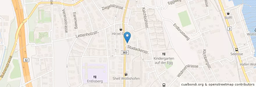 Mapa de ubicacion de Shamrock Irish Pub en Svizzera, Zurigo, Distretto Di Zurigo, Zurigo.
