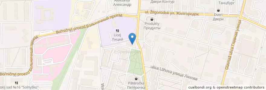 Mapa de ubicacion de Сухумский дворик en Rusia, Distrito Federal Central, Óblast De Moscú, Городской Округ Балашиха.