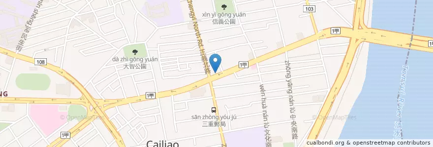 Mapa de ubicacion de 何嘉仁幼兒園 en 台湾, 新北市.