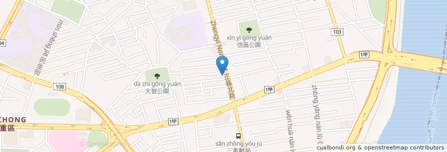 Mapa de ubicacion de 仁佳診所 en 타이완, 신베이 시.