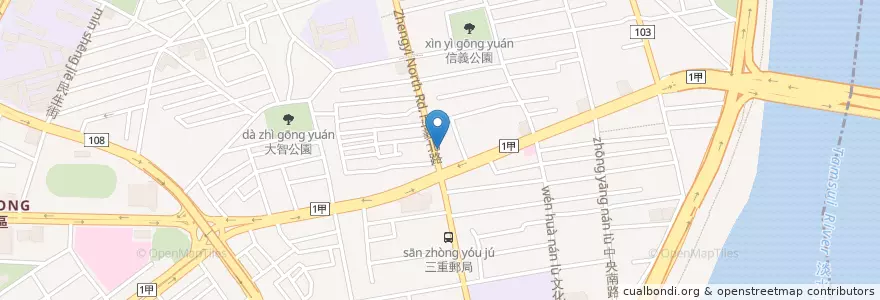 Mapa de ubicacion de 保順聯合診所 en تایوان, 新北市.