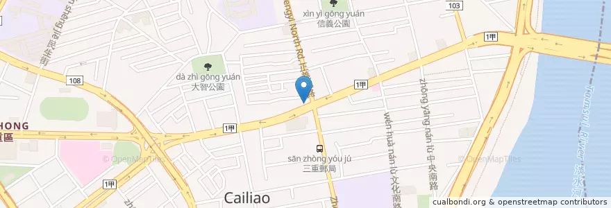 Mapa de ubicacion de 滋味多健康素食 en Tayvan, 新北市.