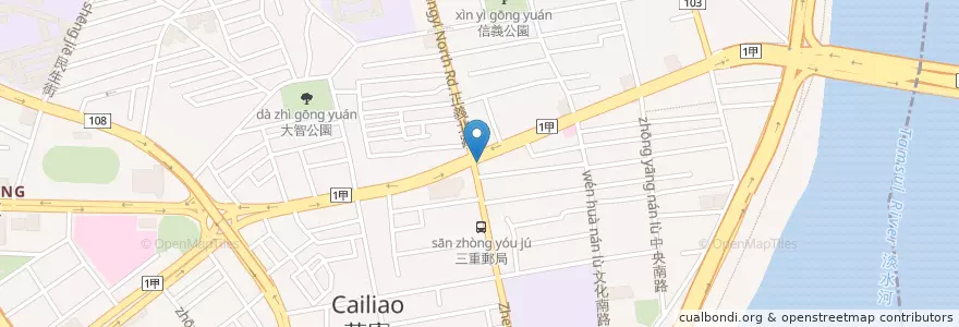 Mapa de ubicacion de 巨匠電腦 en Tayvan, 新北市.