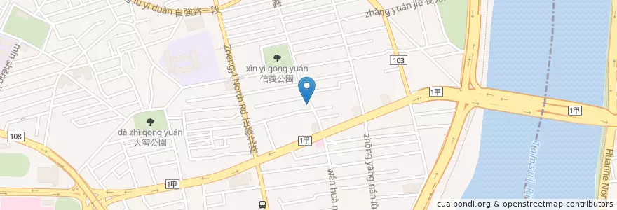 Mapa de ubicacion de 巨林美而美 en تایوان, 新北市.