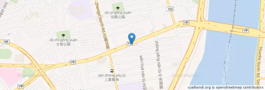 Mapa de ubicacion de 路易莎咖啡LOUISA COFFEE en 타이완, 신베이 시.