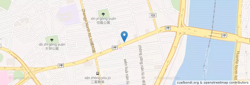 Mapa de ubicacion de 臻曜藥局 en 臺灣, 新北市.